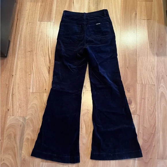 ROLLA'S Navy Flare Corduroy Pants - Picture 5 of 9